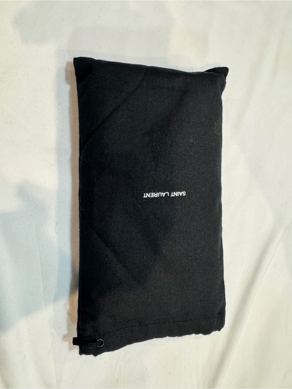 Saint Laurent Lou Lou Wallet - Black Quilted Leather with Silver YSL Logo - Picture 13 of 13